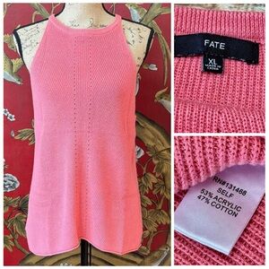 Women’s “Fate” Sweater Knit Tank Top | #J3